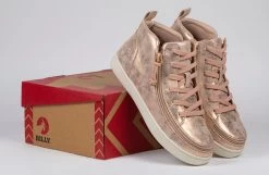 FINAL SALE - Women's Rose Gold BILLY Sneaker Lace Mid Tops -Billy Shoes Store BW22135 680 studio 2 940x614 28b03309 5e7d 491e a43f 74221d1d7f43