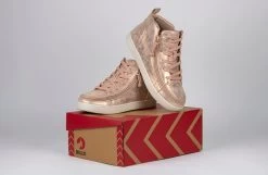 FINAL SALE - Women's Rose Gold BILLY Sneaker Lace Mid Tops -Billy Shoes Store BW22135 680 studio 3 940x614 24d236c2 74c3 42df 8b10 67d16f16dbaf