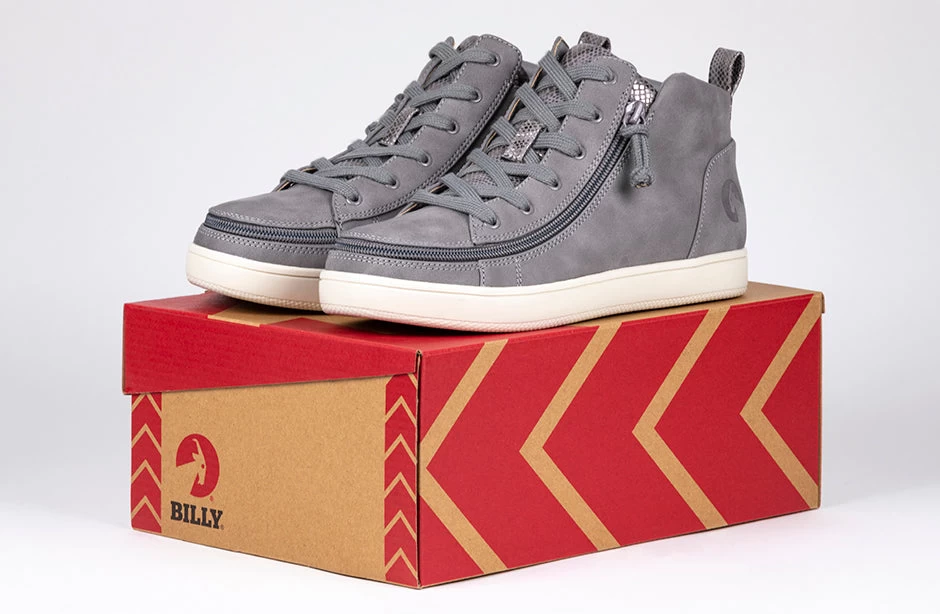 FINAL SALE - Women's Stone BILLY Sneaker Lace Mid Tops 7 FINAL SALE - Women's Stone BILLY Sneaker Lace Mid Tops - Image 7