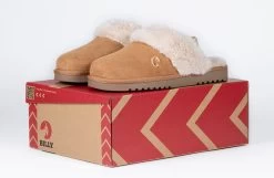 Women's Chestnut BILLY Cozy Sling Scuff -Billy Shoes Store BW22447 250 Studio 1 940x614 4b48afc7 fe62 4dec 86ad b51d608e66ed