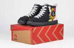 UNI Love Black Multi BILLY Classic Lace High Tops -Billy Shoes Store bk22100 009 on box 1 940x614 52664383458 o