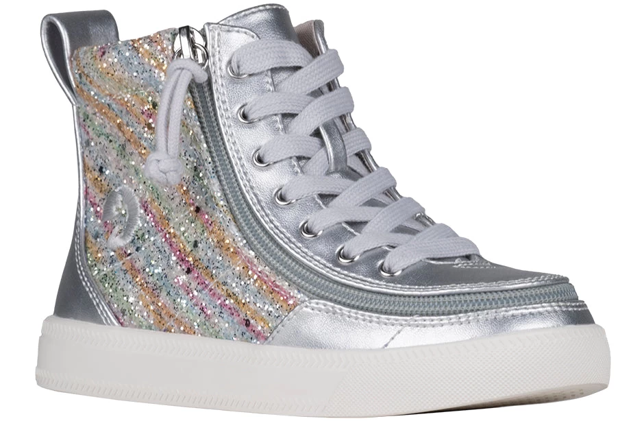Silver Rainbow BILLY Classic Lace High Tops 1 Silver Rainbow BILLY Classic Lace High Tops