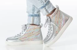 Silver Rainbow BILLY Classic Lace High Tops 20 Silver Rainbow BILLY Classic Lace High Tops -Billy Shoes Store bk23100 041 studio standing 1 940x614 52634022028 o