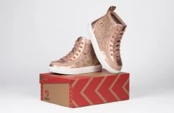Rose Gold Daisy BILLY Classic Lace High Tops 19 Rose Gold Daisy BILLY Classic Lace High Tops -Billy Shoes Store bk23100 680 on box 3 940x614 52549973251 o