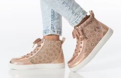 Rose Gold Daisy BILLY Classic Lace High Tops 20 Rose Gold Daisy BILLY Classic Lace High Tops -Billy Shoes Store bk23100 680 studio standing 1 940x614 52633049482 o