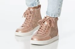 Rose Gold Daisy BILLY Classic Lace High Tops 21 Rose Gold Daisy BILLY Classic Lace High Tops -Billy Shoes Store bk23100 680 studio standing 2 940x614 52634049058 o