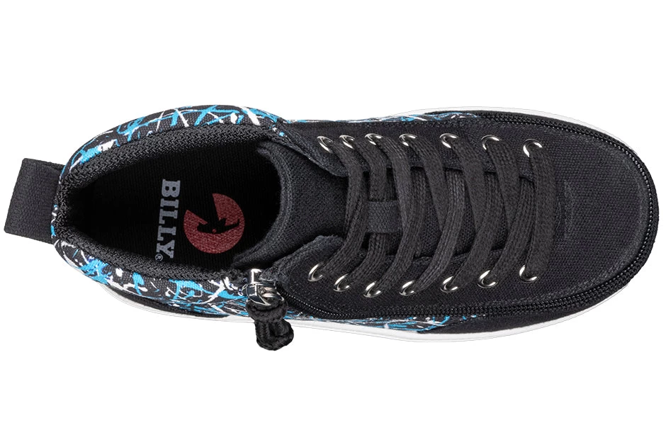 Black Graffiti BILLY Classic D|R II High Tops 4 Black Graffiti BILLY Classic D|R II High Tops - Image 4