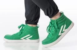 Men's Green/White BILLY CS Sneaker High Tops -Billy Shoes Store bm23142 320 studio standing 1 940x614 52631450072 o