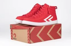 Men's Red/White BILLY CS Sneaker High Tops -Billy Shoes Store bm23142 600 on box 1 940x614 52454346933 o