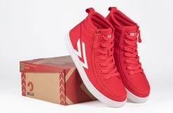 Men's Red/White BILLY CS Sneaker High Tops -Billy Shoes Store bm23142 600 on box 2 940x614 52454094319 o