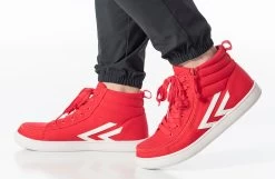 Men's Red/White BILLY CS Sneaker High Tops -Billy Shoes Store bm23142 600 studio standing 1 940x614 52633738166 o