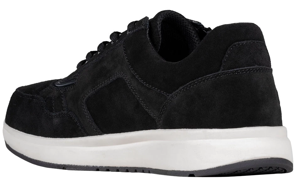 Men's Black Suede BILLY Comfort Joggers 3 Men's Black Suede BILLY Comfort Joggers - Image 3