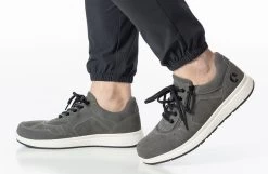 Men's Grey Suede BILLY Comfort Joggers -Billy Shoes Store bm23148 030 studio standing 1 940x614 52633764791 o