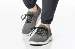 Men's Grey Suede BILLY Comfort Joggers -Billy Shoes Store bm23148 030 studio standing 2 940x614 52634250243 o